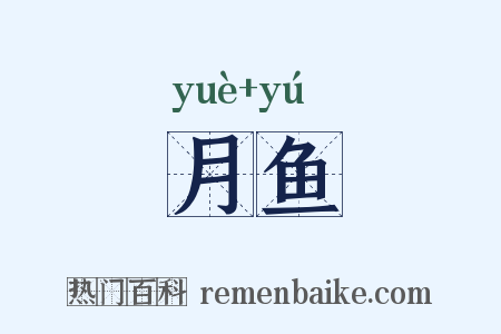 月鱼是什么意思的图片